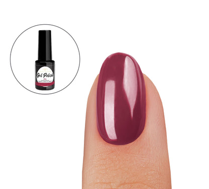 Gel Nagellack ohne UV Lampe rot purpur weinrot beere Lotus auream Gel Polish Joy