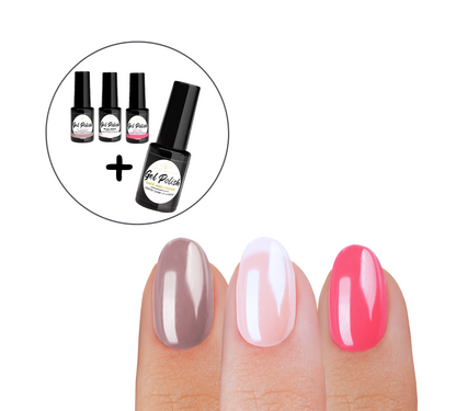 Schnäppchen-Glück WOMAN Lotus auream Gel Polish, Gel Nagellack ohne UV Lampe, entfernen mit Nagellackentferner, so einfach wie normaler Nagellack